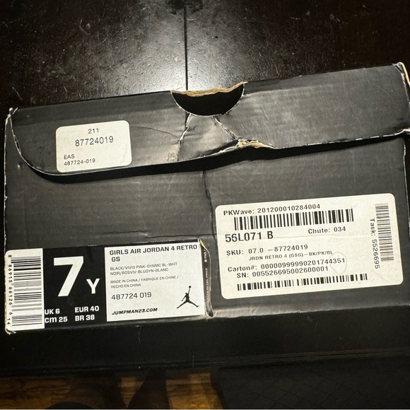 Girls Air Jordan 4 Retro - Picture 12 of 14